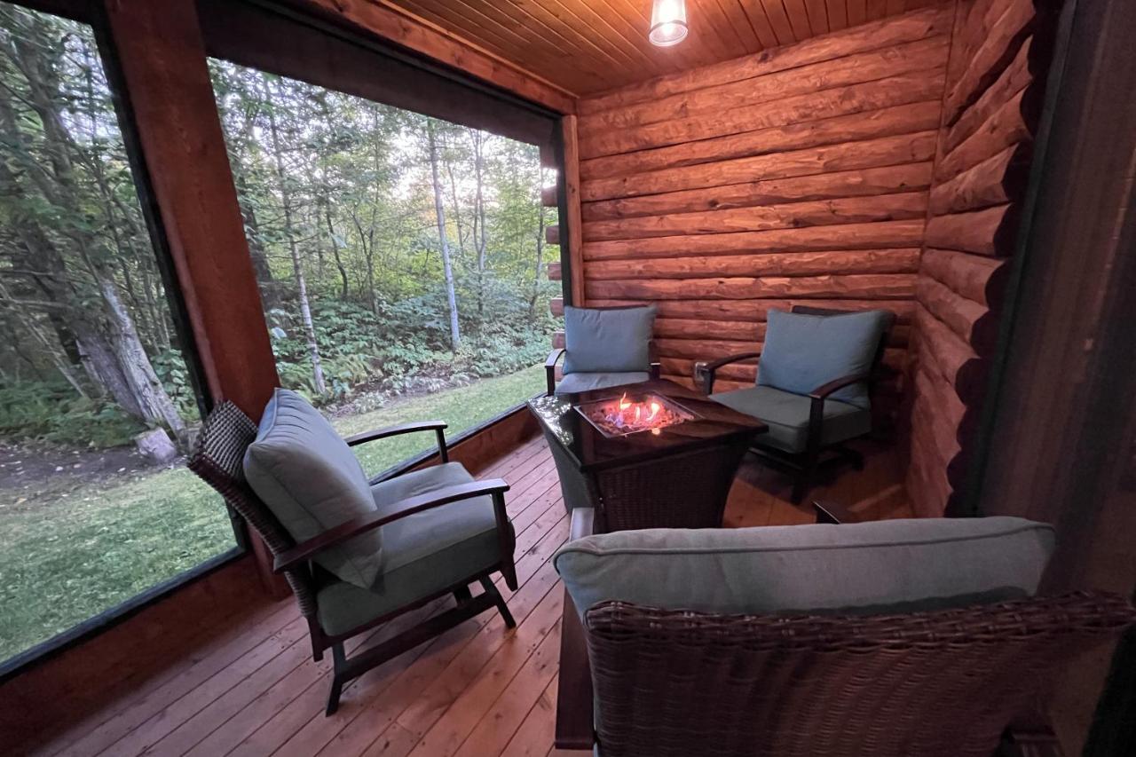 Blackbear Log Cabin Morrisville Zewnętrze zdjęcie