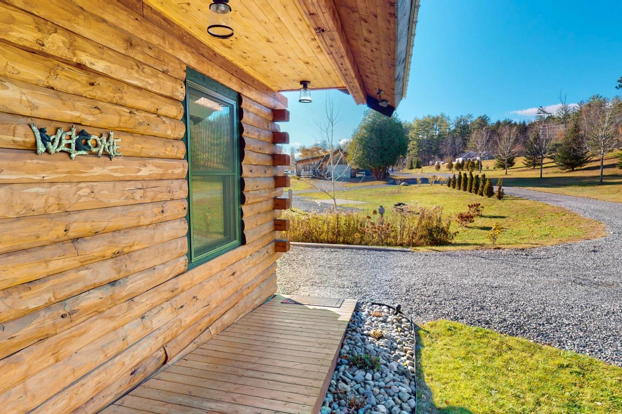 Blackbear Log Cabin Morrisville Zewnętrze zdjęcie